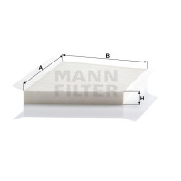 Фильтр салона MANN-FILTER CU 3172